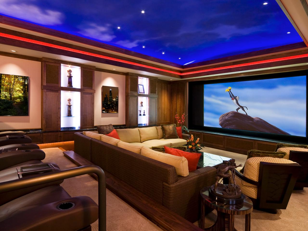 Home Movie Theaters and Game Rooms